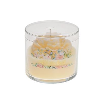 Sviečka pivonia v skle voňavá 300g mix druhov                                   