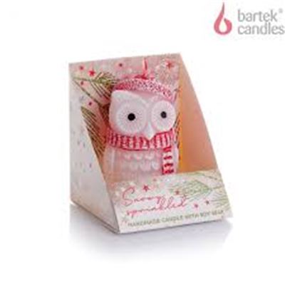 Sviečka Snowy Sprinkled 55g mix vzorov                                          