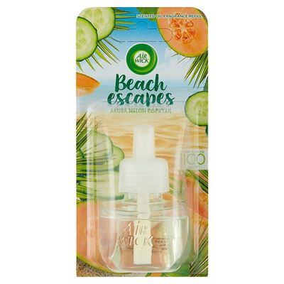 Air Wick Beach Escapes tekutá náplň do elektrického prístroja Aruba melón 19 ml 