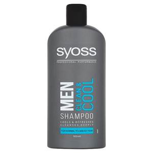 Syoss Men šampón Clean & Cool pre mužov 500 ml                                  