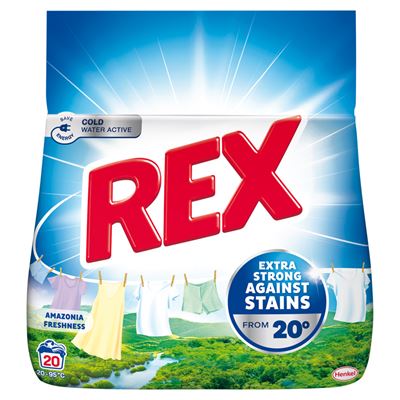 REX prací prášek Amazonia Freshness 20 praní, 1,1kg                             