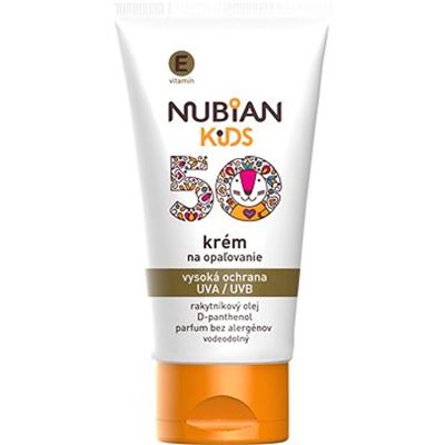 Nubian kids opaľovací krém OF50 vysoká ochrana UV A/UV B 50ml                   