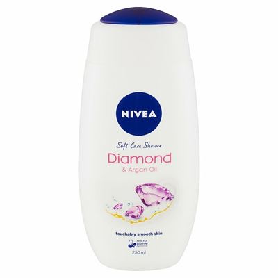 Nivea Diamond & Argan Oil Ošetrujúci sprchovací gél 250 ml                      