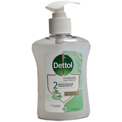 Dettol Aloe Vera a Vitaním E, tekuté mydlo dávkovač, 250 ml                     