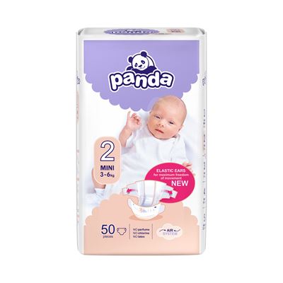 Bella Panda detské plienky Mini 3-6 kg 50 ks                                    