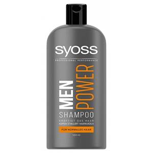 syoss men power šampón na normálne vlasy, posilňujúci s kofeínom 500ml          