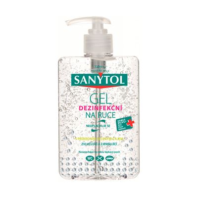 Sanytol dezinfekční gel dávkovač 250 ml                                         