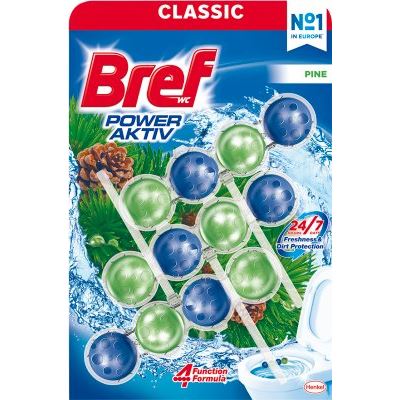 Bref Power Aktiv WC blok Pine 3 x 50 g                                          