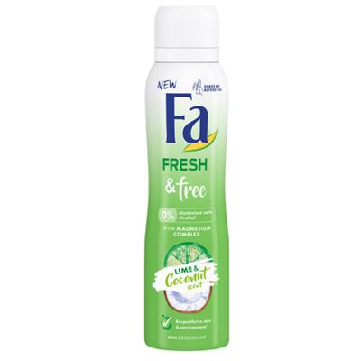 Fa deo Fresh&free kokosnutt & limette 150 ml deodorant                          