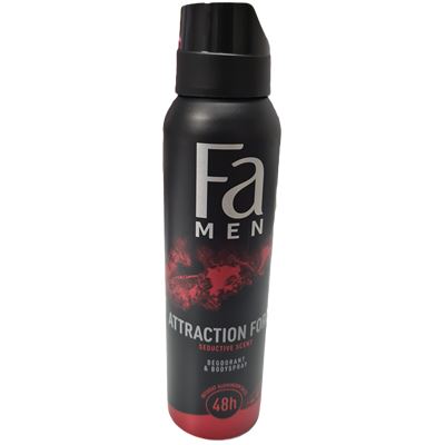 FA DEZODORANT MEN ATTRACTION FORCE 150ML                                        