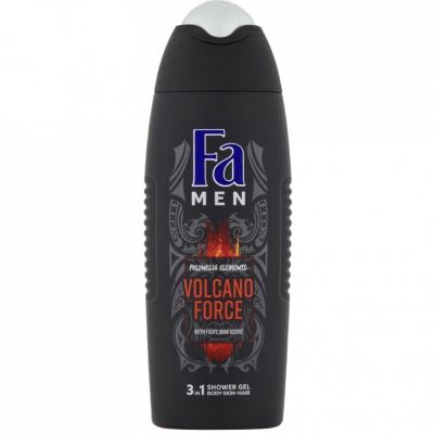 Fa men volcano force sprchovací gél 3v1, 250 ml                                 