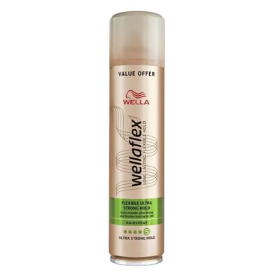 WELLA WELLAFLEX HAIRSPRAY FLEXIBLE ULTRA STRONG HOLD 400ml                      