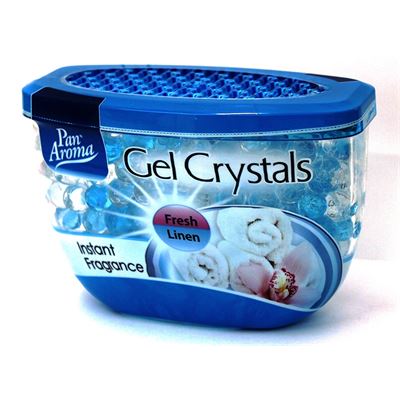 Pan Aroma Gel Crystals Fresh Linen Instant Fragrance 150 g - osviežovač vzduchu 