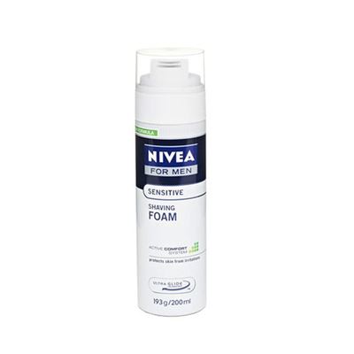 Nivea for men pena na holenie na citlivú pokožku 200 ml                         