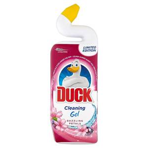 Duck Cleaning Gel Dazzling Petals čistiaci tekutý gél na WC misu 750 ml         