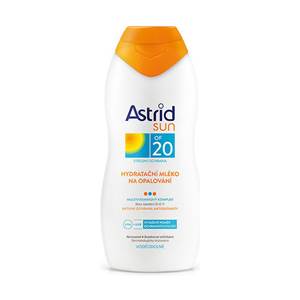 ASTRID SUN Hydratačné mlieko na opaľovanie SPF 20 400 ml                        