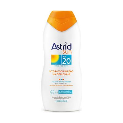 ASTRID SUN Hydratačné mlieko na opaľovanie SPF 20 400 ml                        