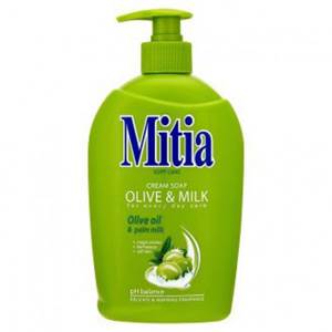 Mitia tekuté mydlo oliva a mlieko dávkovač 0,5 L                                