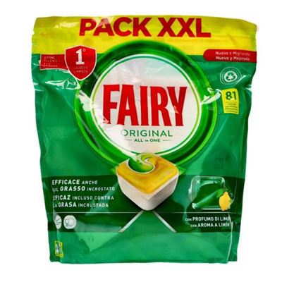 Fairy kapsule do myčky Original All In One Lemon, 81 kapsúl                     