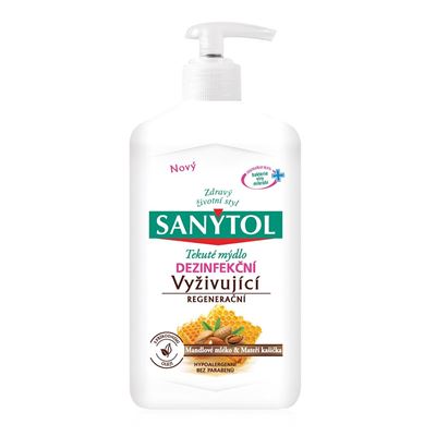 SANYTOL Dezinfekčné mydlo vyživujúce - 250ml                                    