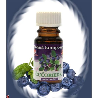 Vonný olej čučoriedka 10 ml- do arómalámp, difúzerov                            