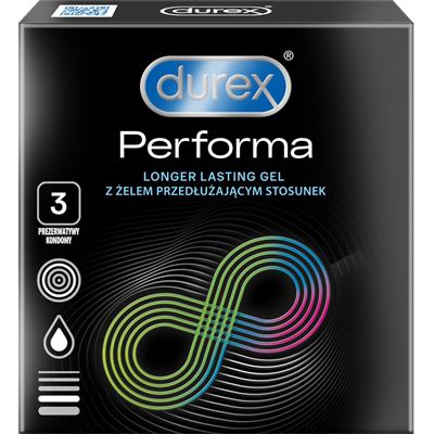 Durex pánska ochrana performa - pomáha oddialiť vyvrcholenie 3ks                