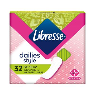 Libresse slim dailies style 32 ks individuálne balené                           