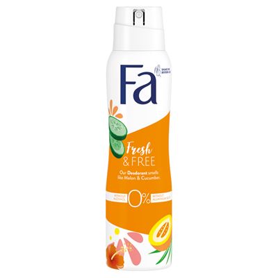 Fa deodorant 150ml-Fresh & free cucumber/melon                                  