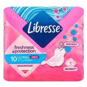Libresse ultra + with wings deo 10ks                                            