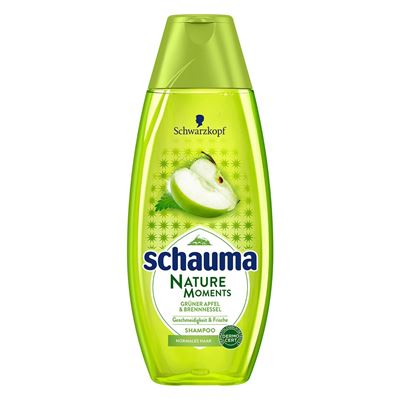 Schauma Natur Moments Zelené jablko šampón na vlasy 400ml normálne vlasy        