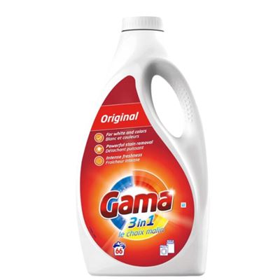 Gama Original 3v1 univerzálny prací gél 3L (66 praní)                           