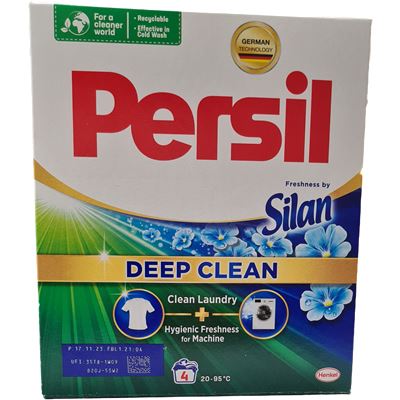 Persil  Deep Clean 4 pracie dávky na bielu bielizeň 240 g                       