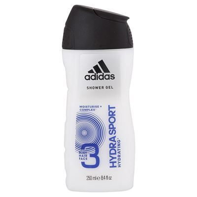 Adidas 3 Active Hydra Sport Men sprchový gél 250 ml                             