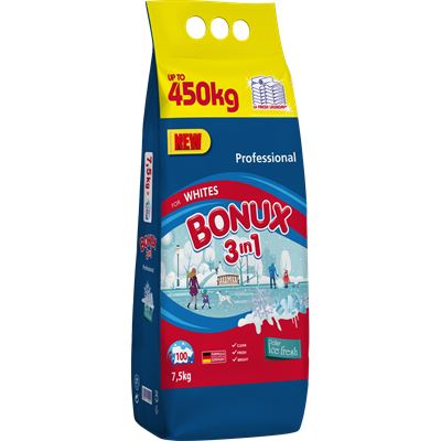 Bonux Professional na biele prádlo 7,5kg 100PD                                  