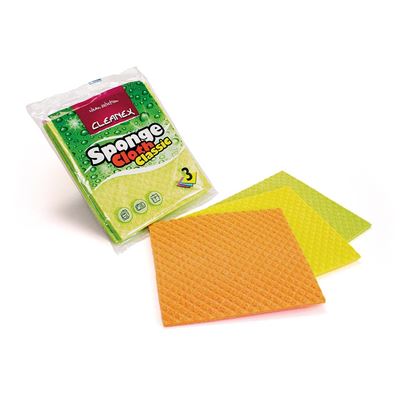 Cleanex Sponge Cloth Classic, hubková utierka 3ks                               