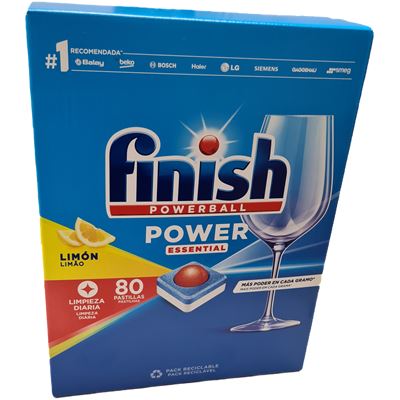 Finish tabs POWER ESSENCIAL 80ks Lemon (+červ.gulička)                          