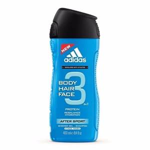 Adidas 3 Active After Sport Men sprchový gél 400 ml                             