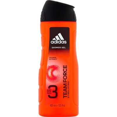 Adidas shower gel team force orange extract 400 ml                              