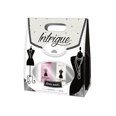 Dramers darčeková sada intrigue EDT 50ml + sprej 75ml                           