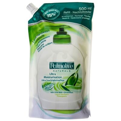 PALMOLIVE NATURALS MILK&OLIVE TEKUTÉ MYDLO NÁHRADNÁ NÁPLN 500 ML                