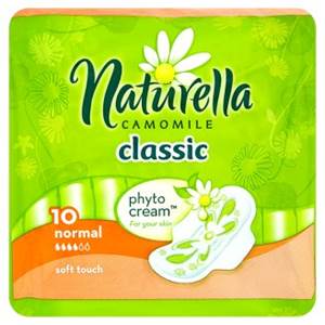 Naturella Classic Normal Camomile dámske hygienické vložky 10 ks                