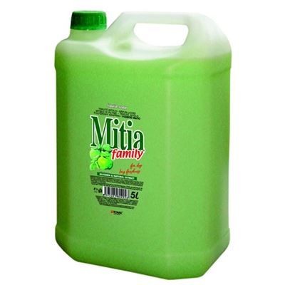 Mitia Family Green Apple tekuté mydlo náhradná náplň 5 l                        