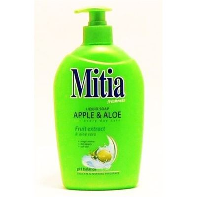 Mydlo Mitia tekuté jablko a aloe 500 ml s dávkovačom                            