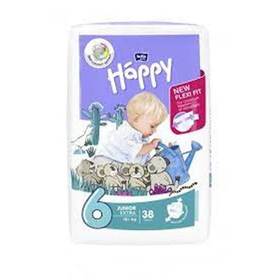 Bella Happy 6 JUNIOR EXTRA detské plienky 38 ks                                 