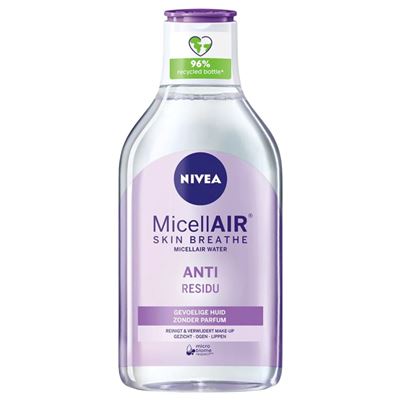 Nivea MicellAir ANTIRESIDU upokojujúca ošetrujúca micelárna voda 400ml          