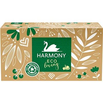 Harmony eco kozmetické utierky 100ks, 3 vrstvové                                