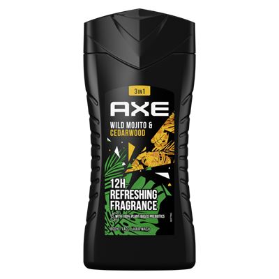 Axe sprchový gél 3v1 (telo,tvár,vlasy) wild mojito & cedarwood 250ml            