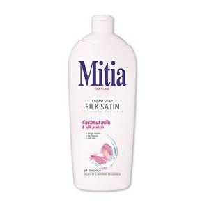 Mitia Silk Satin tekuté mydlo náhradní náplň 1 l                                