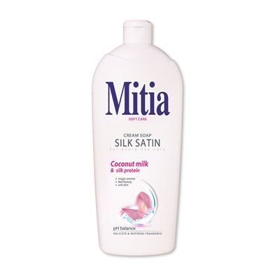 Mitia Silk Satin tekuté mydlo náhradní náplň 1 l                                