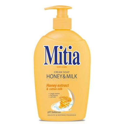 Mitia Honey & Milk tekuté mýdlo dávkovač 500 ml                                 